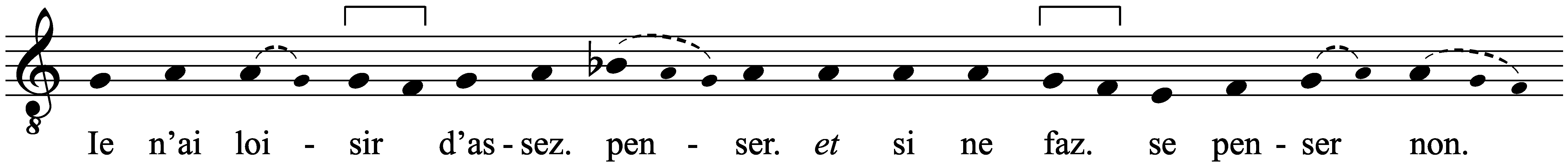 Work musical notation